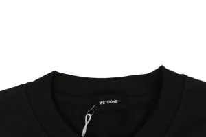 We11done Hand-Drawn Cassette Graphic T-Shirt Collar