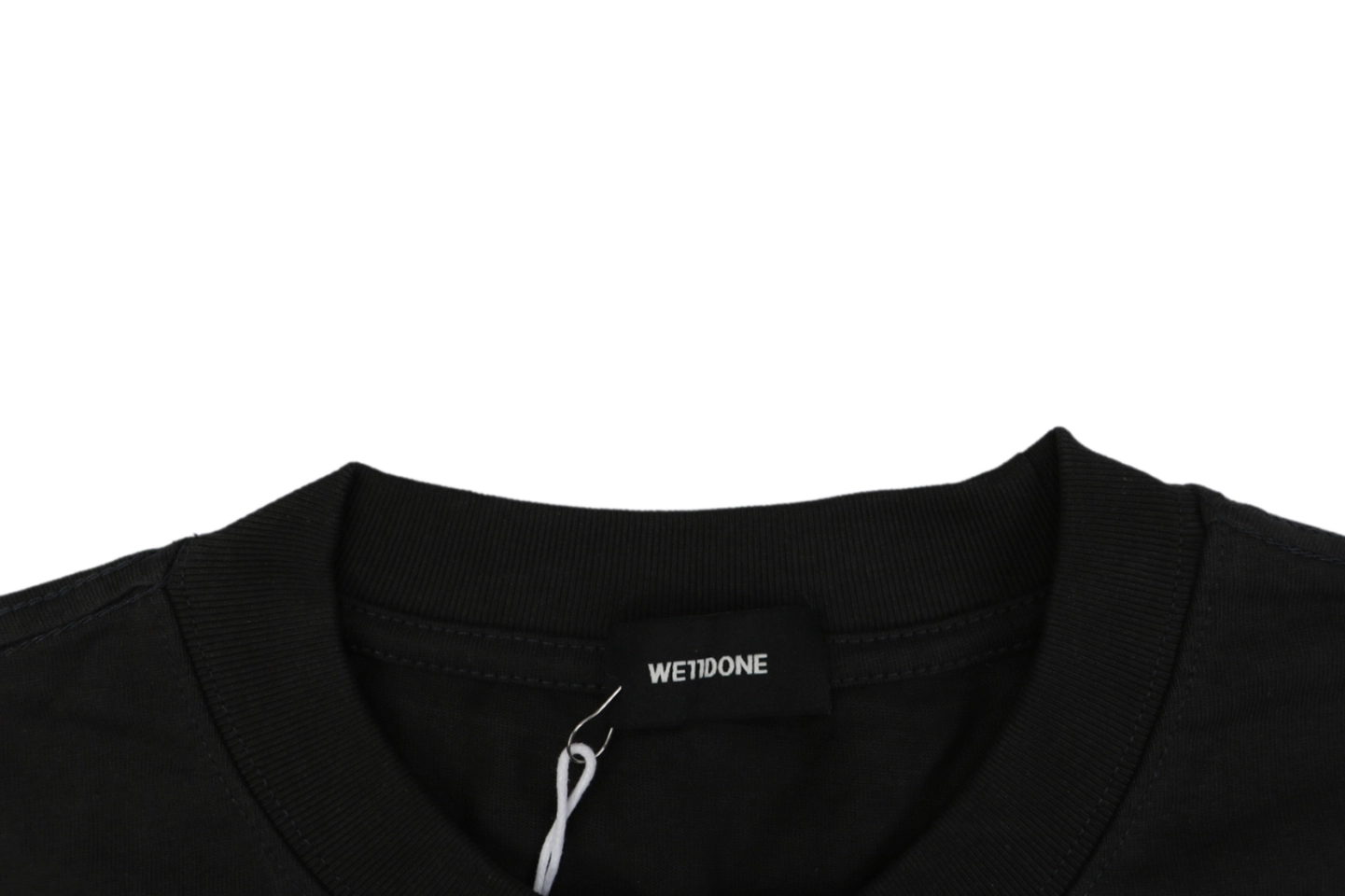 We11done Hand-Drawn Cassette Graphic T-Shirt Collar
