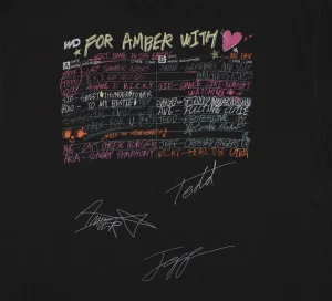 We11done Hand-Drawn Cassette Graphic T-Shirt Black Back Print