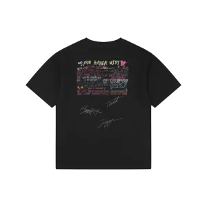 We11done Hand-Drawn Cassette Graphic T-Shirt Black Back view
