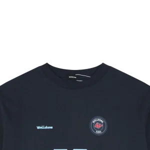 We11done Number 23 Graphic T-Shirt Navy