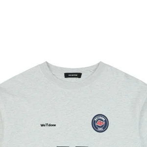 We11done Number 23 Graphic T-Shirt Grey