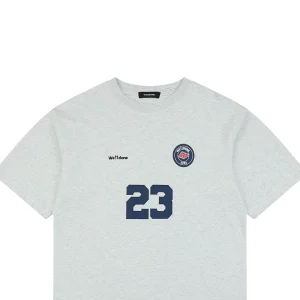 We11done Number 23 Graphic T-Shirt Grey