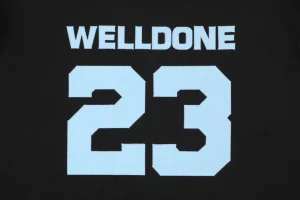 We11done Number 23 Graphic T-Shirt Black Back Print