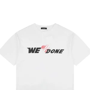 We11done Planet Spray Logo T-Shirt
