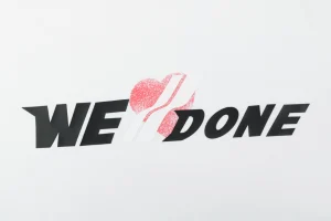 We11done Planet Spray Logo T-Shirt Front Print