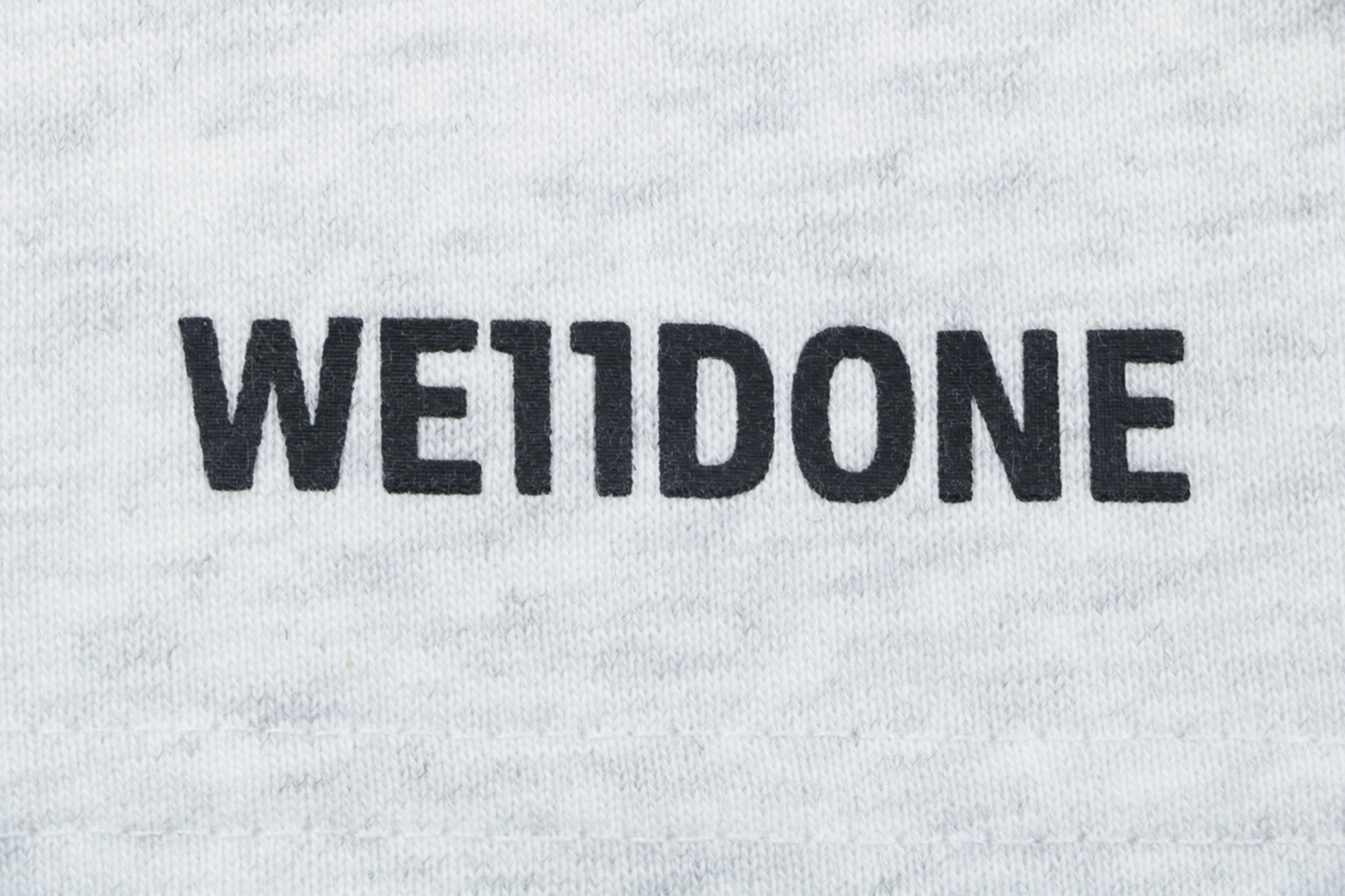 We11done Small Logo Sweat Shorts White Brand