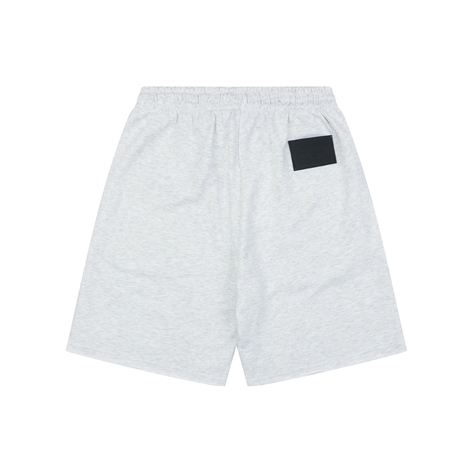 We11done Small Logo Sweat Shorts White Back view