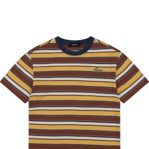 We11done Vintage Stripe Embroidered Heavyweight T-Shirt