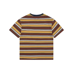 We11done Vintage Stripe Embroidered Heavyweight T-Shirt Back view