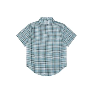 Acne Studios Blue Plaid T-Shirt Back view