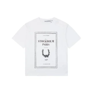 Acne Studios Laurel Letter Graphic T-Shirt Front view