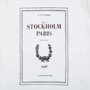 Acne Studios Laurel Letter Graphic T-Shirt Front Print