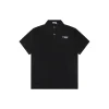 Acne Studios Logo Embroidered Polo T-Shirt