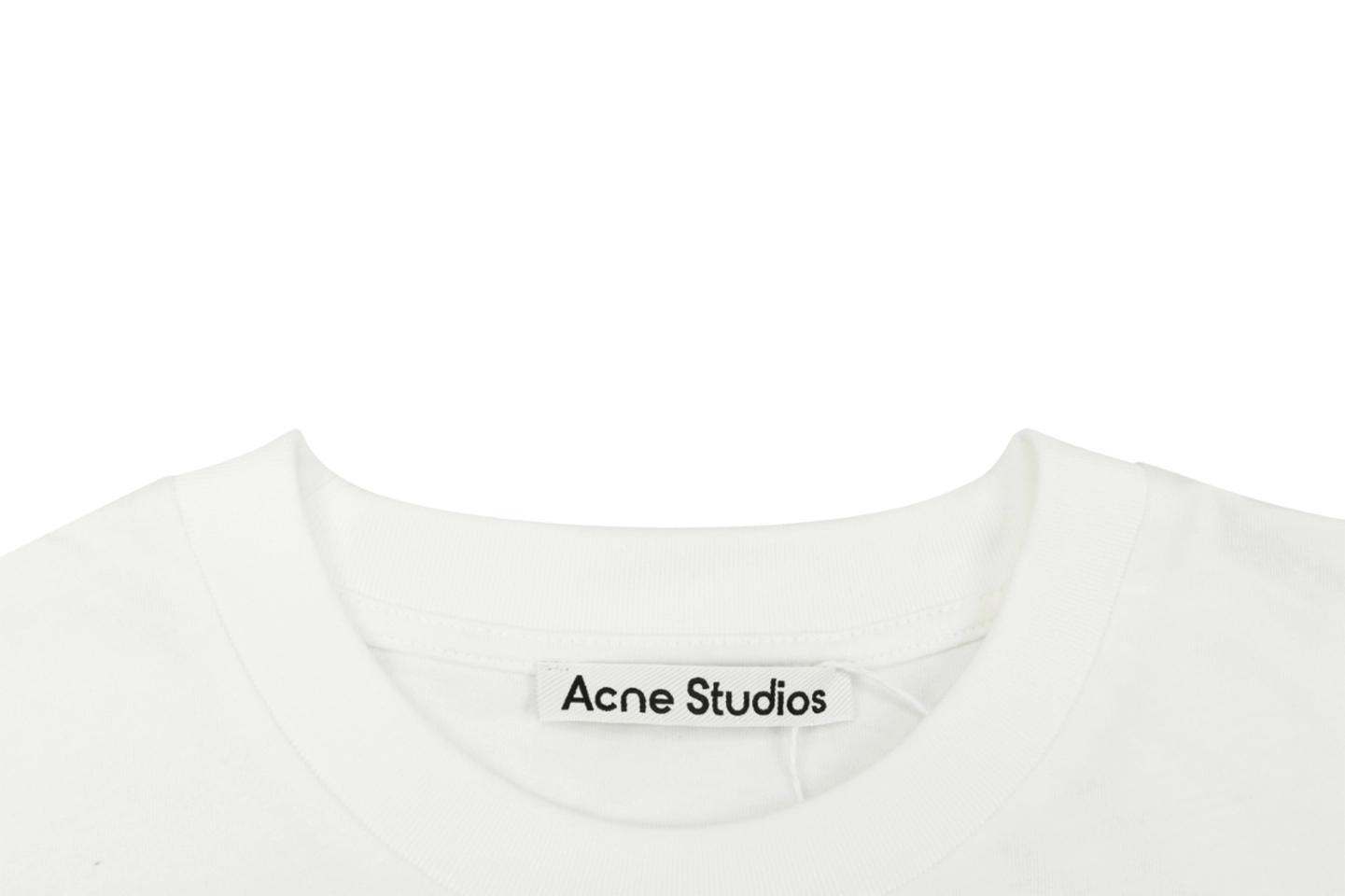 Acne Studios Oversized Logo Shirt Collar