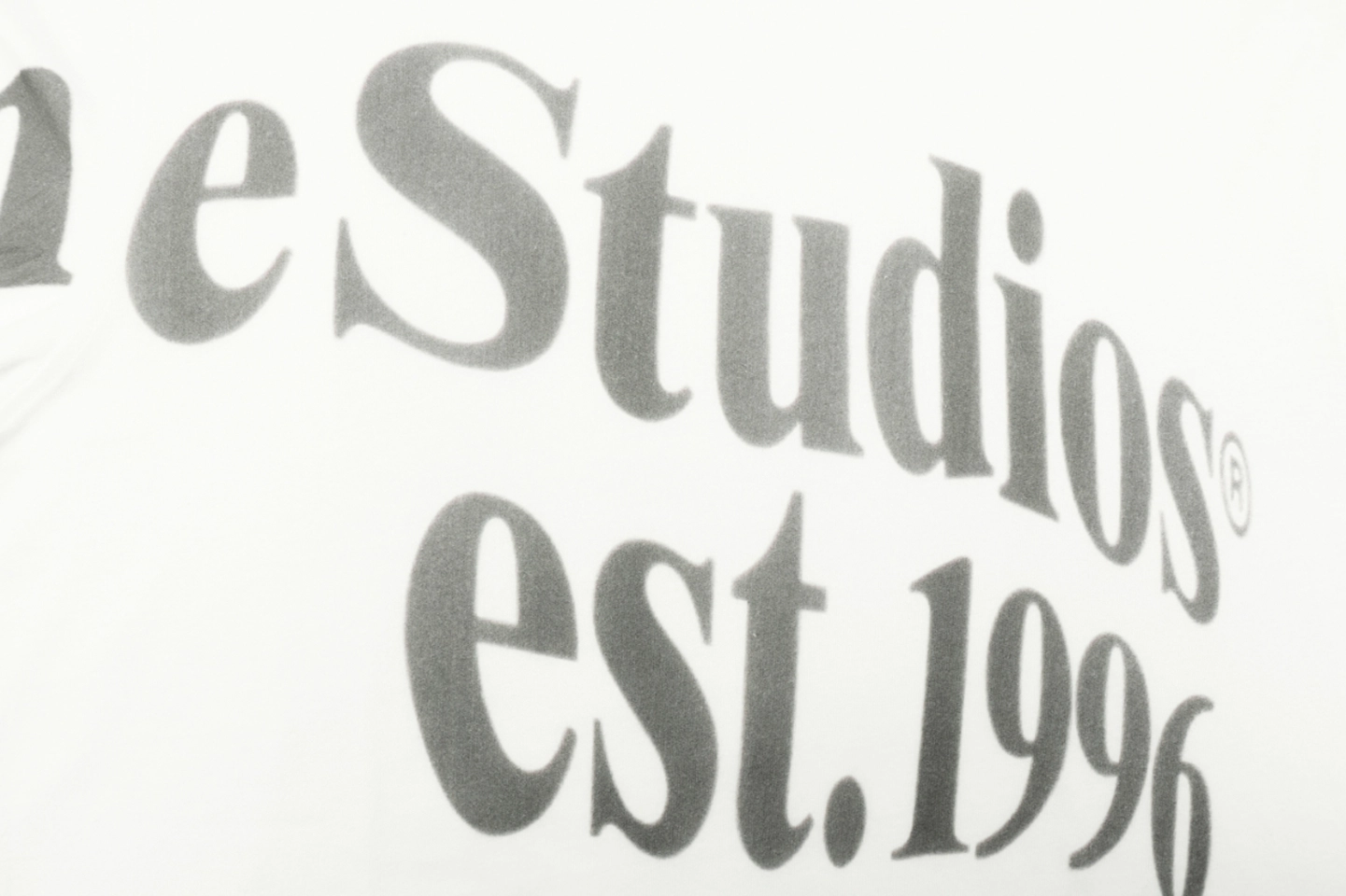 Acne Studios Oversized Logo Shirt Print