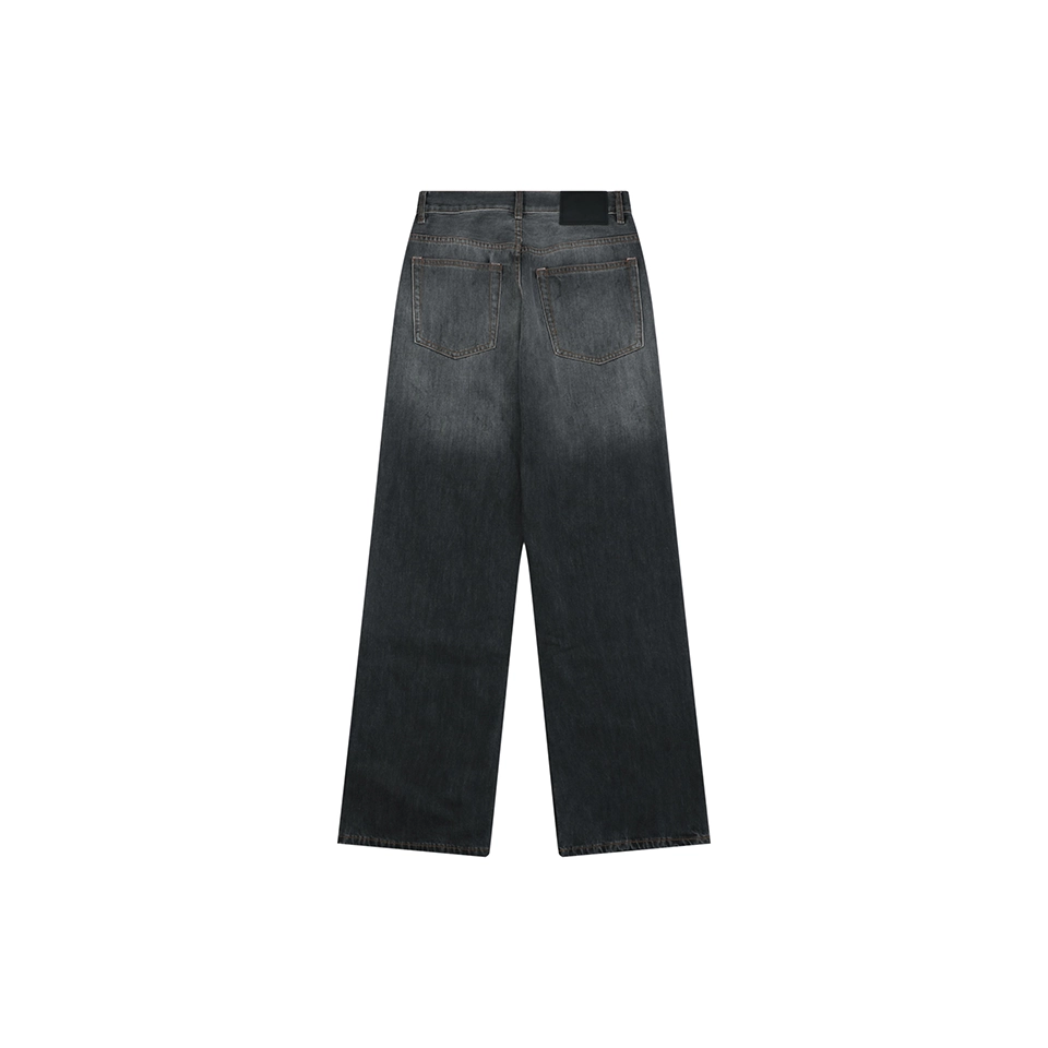 Acne Studios Paint Splatter Washed Wide-Leg Jeans Back view