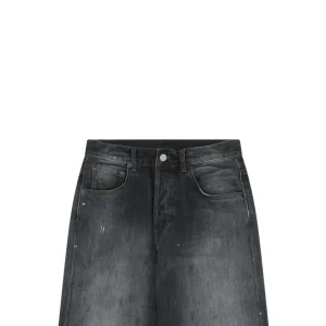 Acne Studios Paint Splatter Washed Wide-Leg Jeans