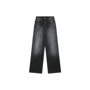 Acne Studios Paint Splatter Washed Wide-Leg Jeans Front view