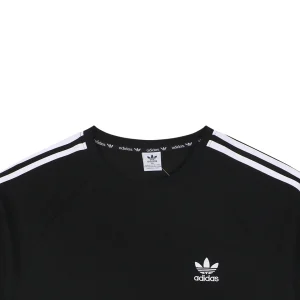 Adidas Originals 3-Stripes Shoulder T-Shirt Black