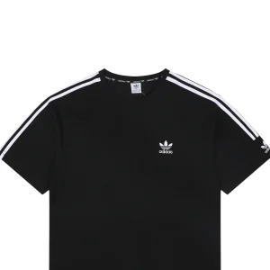 Adidas Originals 3-Stripes Shoulder T-Shirt Black