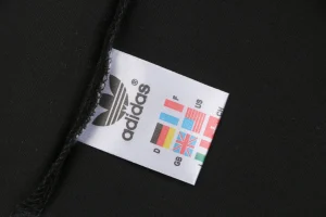 Adidas Originals 3-Stripes Shoulder T-Shirt Black Wash label