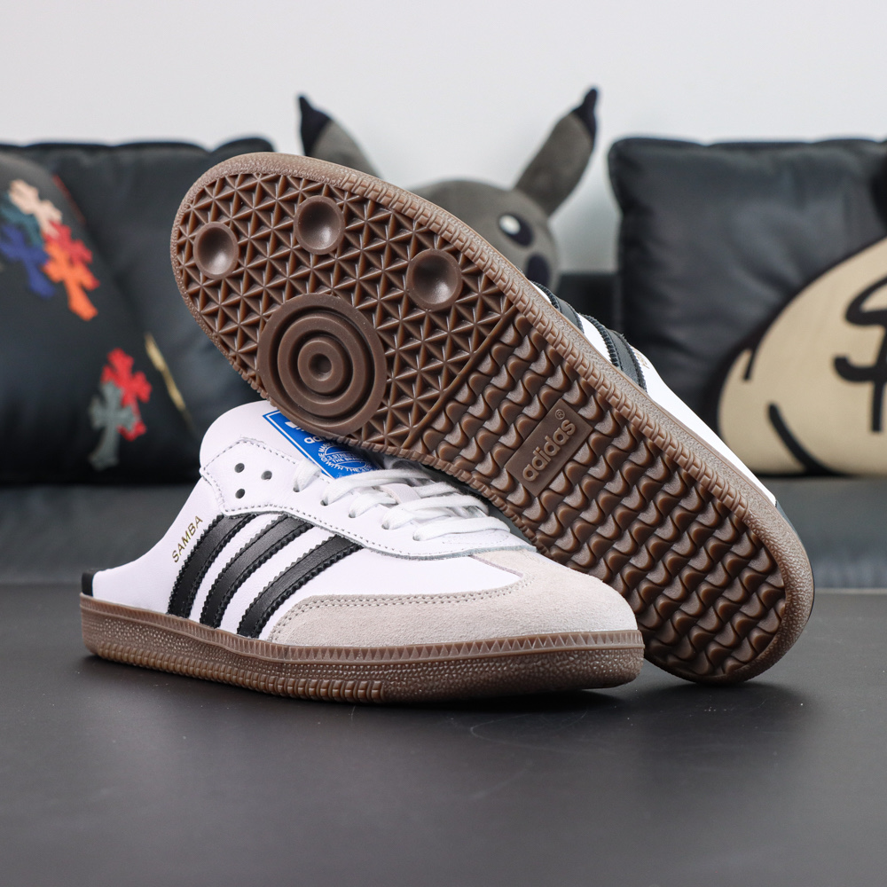 Adidas Samba Mule 'White Black Gum'