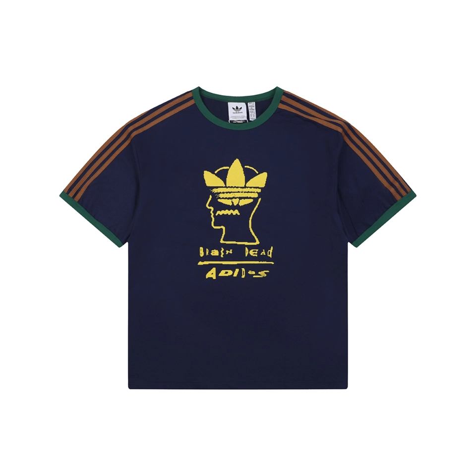 Adidas x Brain Dead Trefoil Graphic T-Shirt Front view