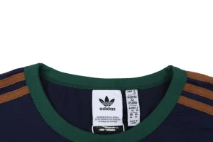 Adidas x Brain Dead Trefoil Graphic T-Shirt Collar