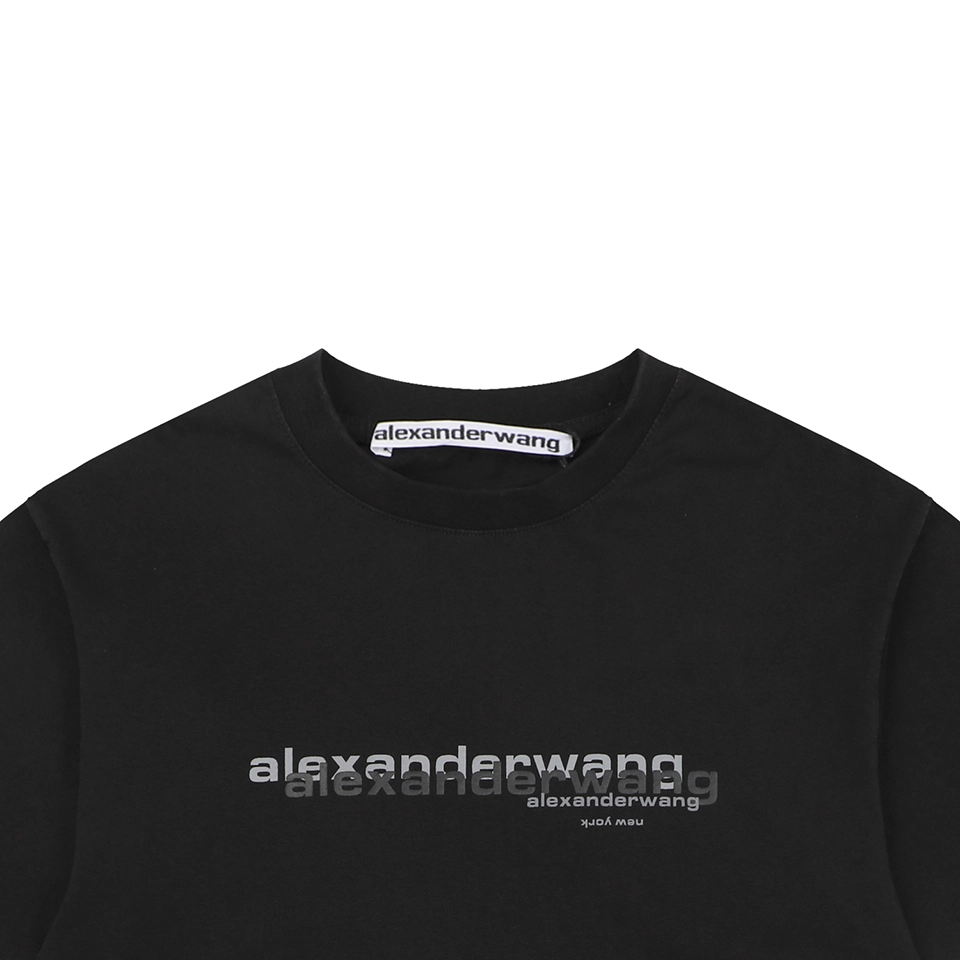 Alexander Wang Layered Logo Print T-Shirt