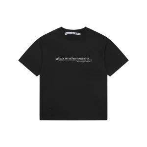 Alexander Wang Layered Logo Print T-Shirt Front view