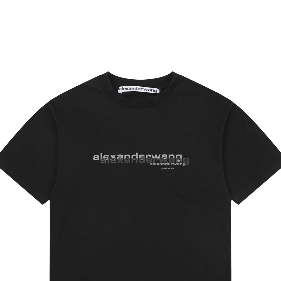 Alexander Wang Layered Logo Print T-Shirt