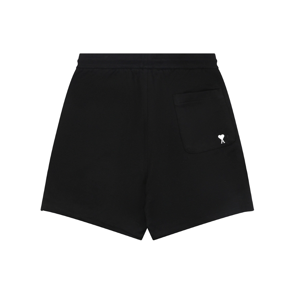 Ami Back Pocket Heart Embroidered Shorts Back view