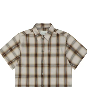 Ami Paris Heart Logo Plaid T-Shirt