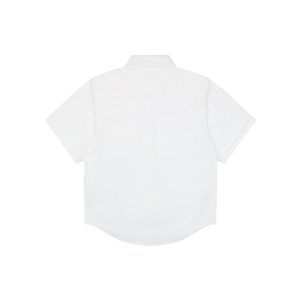 Ami Pocket Heart Embroidered T-Shirt White Back view