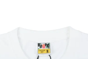 BAPE × Pagani BABY MILO Graphic T-Shirt White Collar