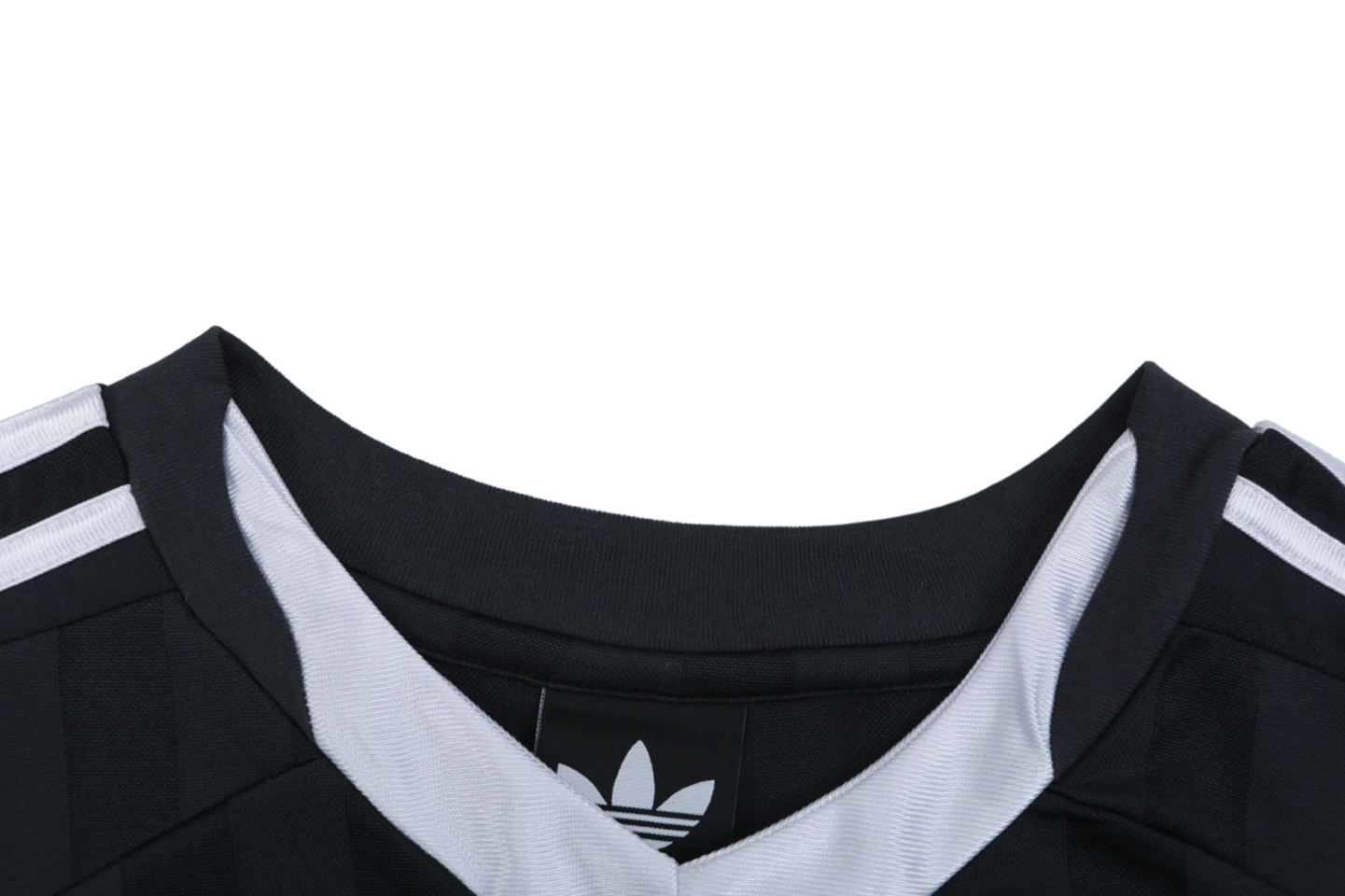 Balenciaga Color-Block Collar Manchester Crest T-Shirt Collar
