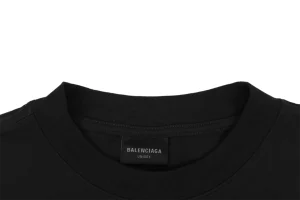 Balenciaga Double Lion Crest T-Shirt Collar