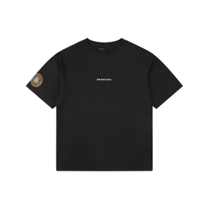 Balenciaga Double Lion Crest T-Shirt Front view