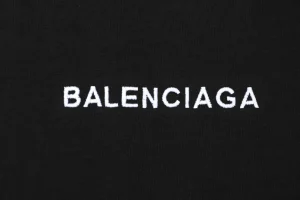 Balenciaga Double Lion Crest T-Shirt Brand Print