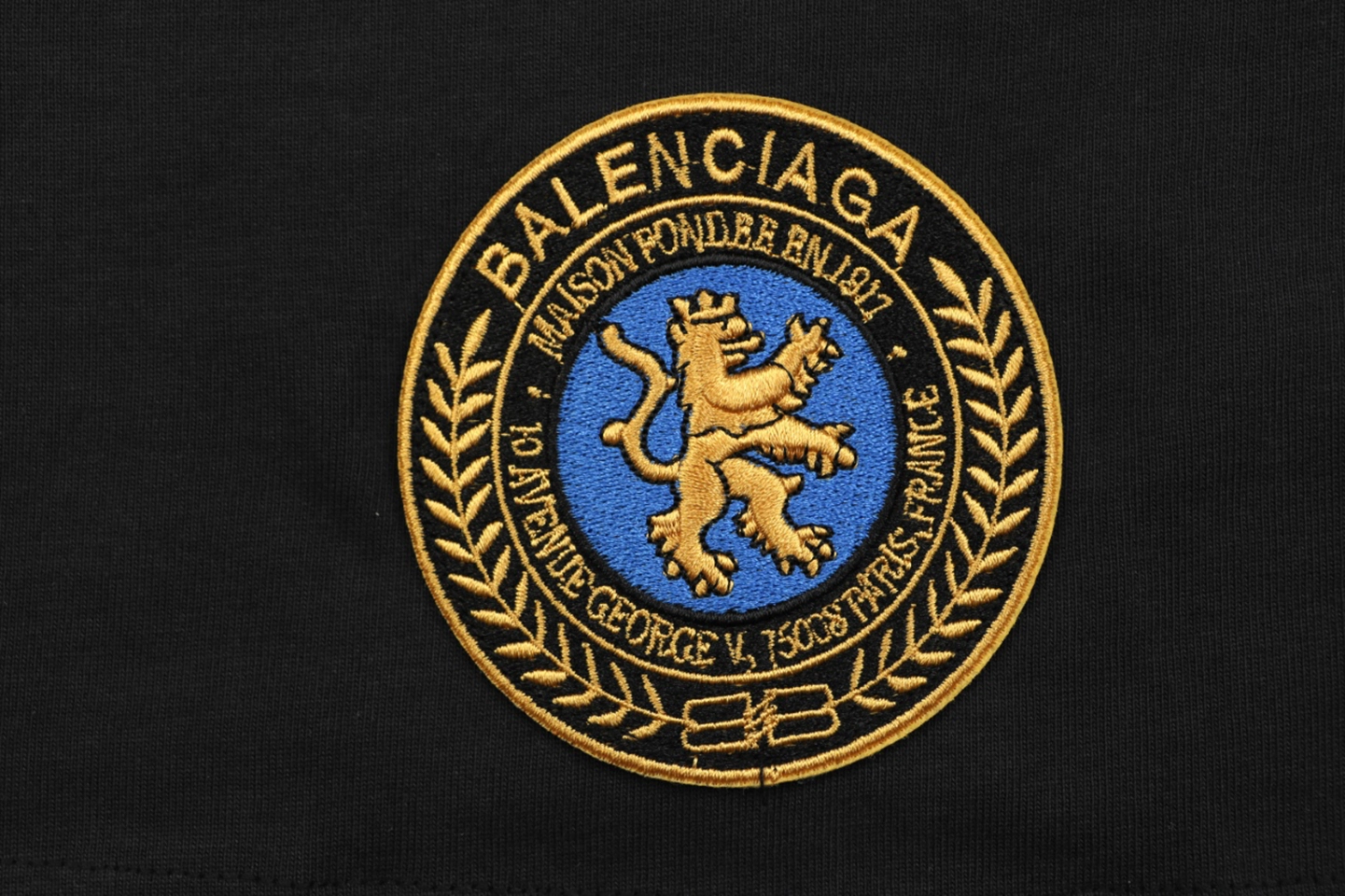 Balenciaga Double Lion Crest T-Shirt Brand