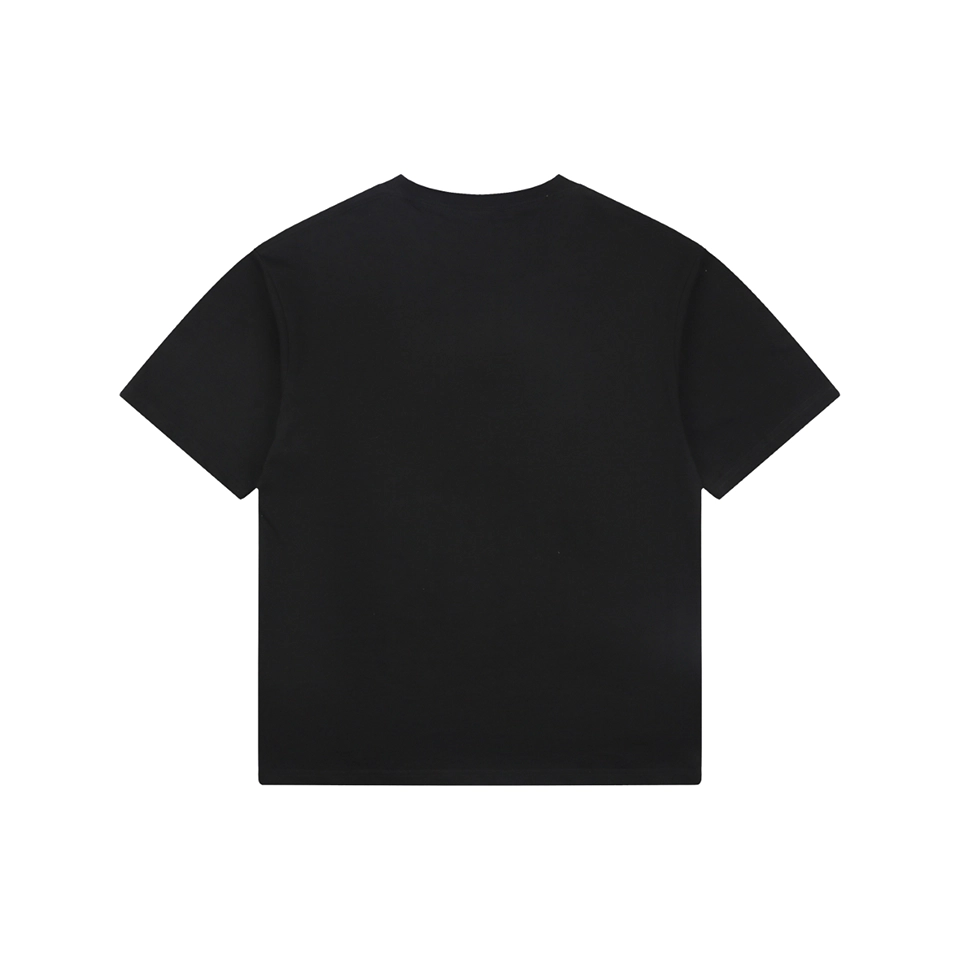 Balenciaga Graffiti Overlay Logo T-Shirt Black Back view
