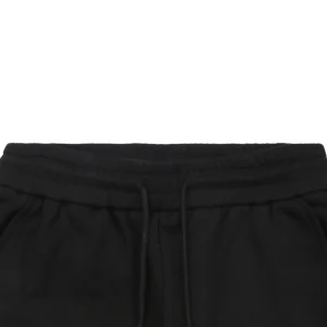 Balenciaga Hem Logo Embroidered Sweat Shorts