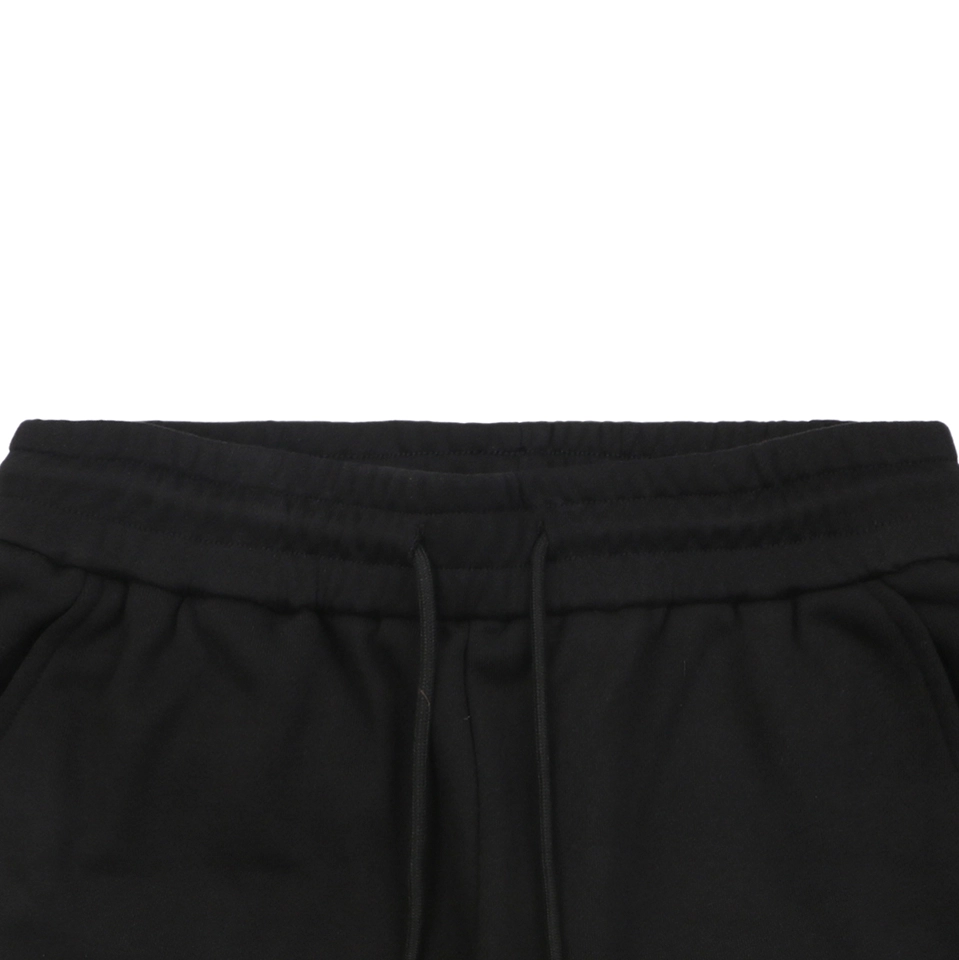 Balenciaga Hem Logo Embroidered Sweat Shorts
