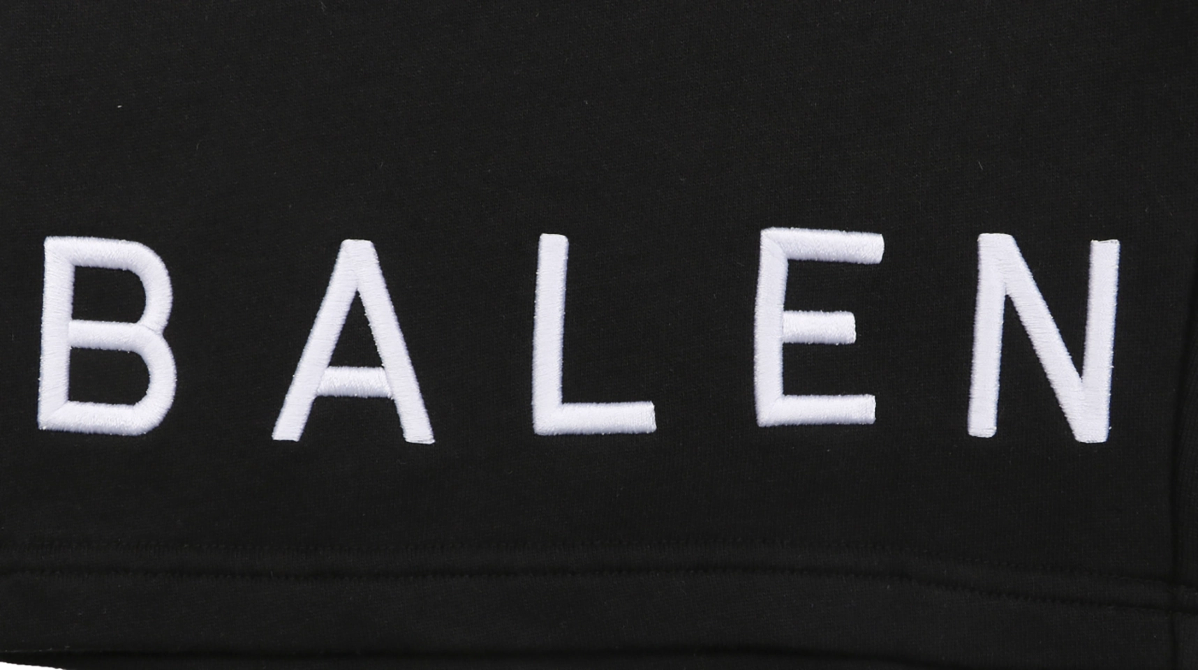 Balenciaga Hem Logo Embroidered Sweat Shorts Brand