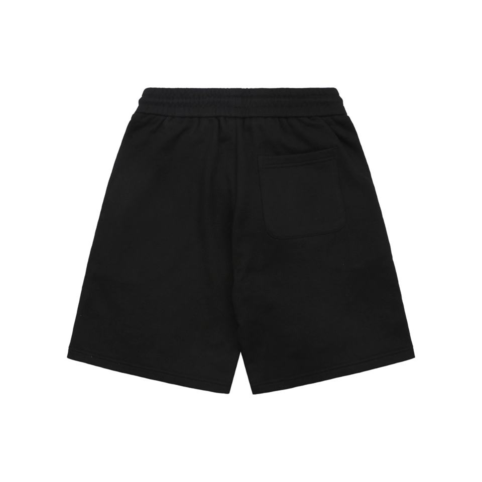 Balenciaga Hem Logo Embroidered Sweat Shorts Back view