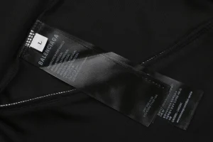 Balenciaga Laurel Crest Reflective Sports T-Shirt Wash label