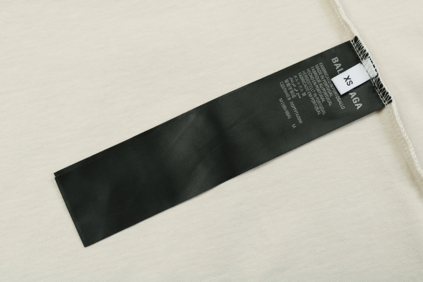 Balenciaga Multi-Logo Print T-Shirt Grey Wash label