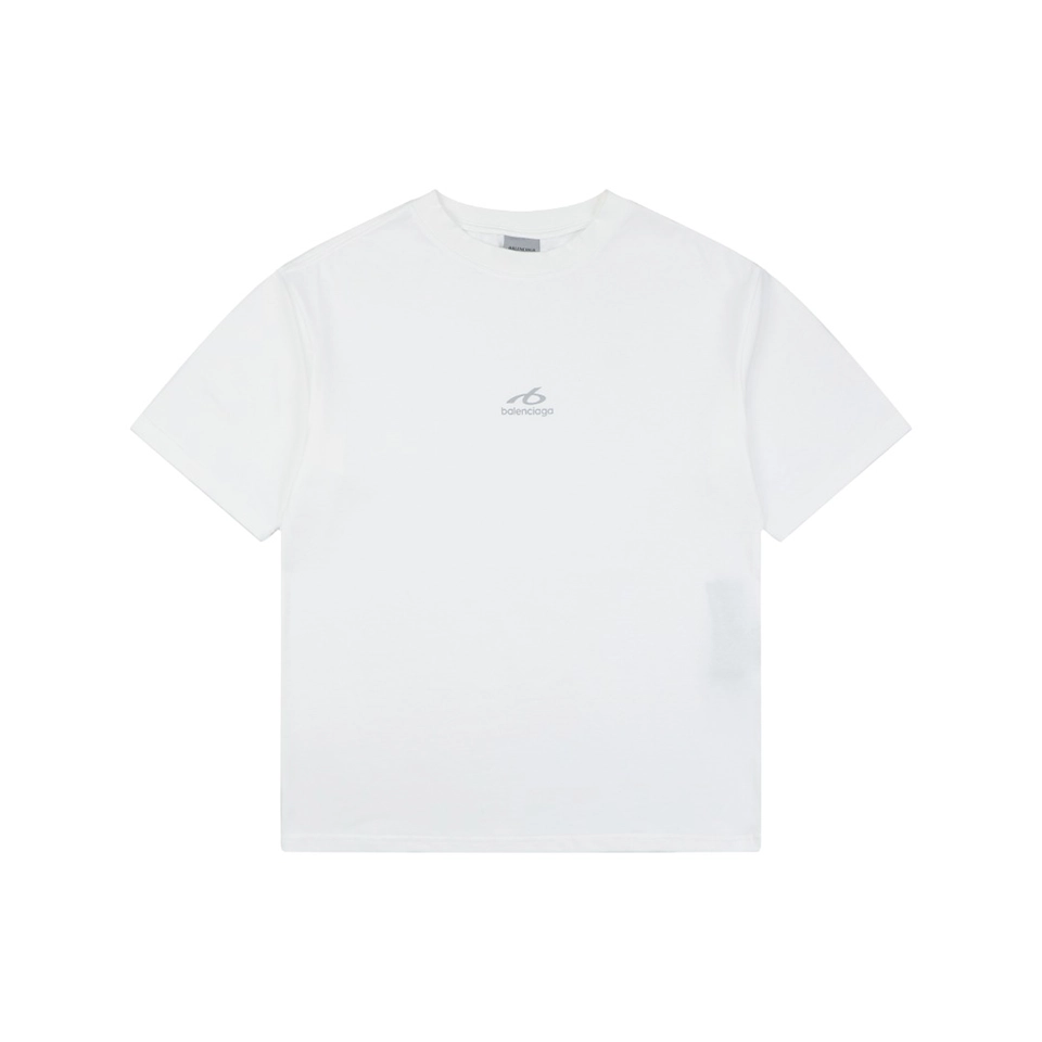 Balenciaga Reflective Ring Logo T-Shirt Front view