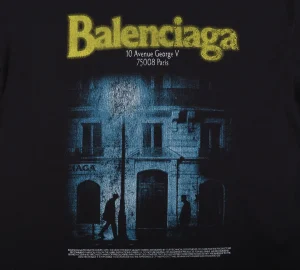 Balenciaga Street Scene Graphic T-Shirt Front print